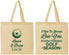 Personalized Wedding Cotton Tote Bags - Golf | 305
