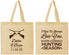 Personalized Wedding Cotton Tote Bags - Hunting | 308
