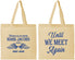 Personalized Memorial Cotton Tote Bags - Until We Meet Again | 310002