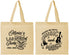 Personalized Memorial Cotton Tote Bags - Mourn Me With Music | 310012