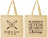 Personalized Wedding Cotton Tote Bags - We Interrupt Season | 318