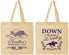 Personalized Derby Day Cotton Tote Bags - Down And Derby | 320001