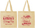 Personalized Derby Day Cotton Tote Bags - Hats And Horses | 320005