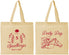 Personalized Derby Day Cotton Tote Bags - Horses | 320007