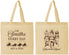 Personalized Derby Day Cotton Tote Bags - Day At The Races | 320009