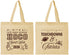 Personalized Homecoming Cotton Tote Bags - Touchdowns And Tiaras | 330010