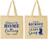 Personalized Homecoming Cotton Tote Bags - From Kickoff To Last Song | 330018
