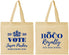 Personalized Homecoming Cotton Tote Bags - Hoco King Vote | 330021