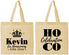Personalized Homecoming Cotton Tote Bags - Hoco King Vote | 330023