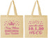 Personalized Homecoming Cotton Tote Bags - Hoco Queen Vote | 330024