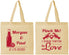 Personalized Wedding Cotton Tote Bags - Crawfish Boil Pinch Me | 337