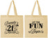 Personalized 21st Birthday Cotton Tote Bags - Let The Fun Begin | 340009