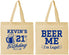 Personalized 21st Birthday Cotton Tote Bags - Beer Me I Am Legal | 340014
