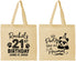 Personalized 21st Birthday Cotton Tote Bags - Party Like An Animal Panda | 340021