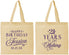 Personalized 21st Birthday Cotton Tote Bags - Twenty One Years In The Making | 340023