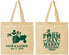 Personalized Wedding Cotton Tote Bags - Left The Farm Tractor | 347