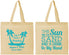 Personalized Wedding Cotton Tote Bags - Beach | 350