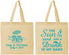 Personalized Wedding Cotton Tote Bags - Sun Sand Drink In My Hand | 353