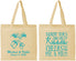 Personalized Wedding Cotton Tote Bags - Sandy Feet Salty Kisses | 357