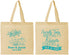 Personalized Wedding Cotton Tote Bags - Beach | 358