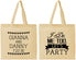 Personalized Wedding Cotton Tote Bags - I Do Me Too | 363