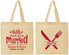 Personalized Wedding Cotton Tote Bags - Eat Drink Be Married | 368