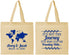 Personalized Wedding Cotton Tote Bags - Journey Traveling With | 374