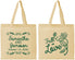 Personalized Wedding Cotton Tote Bags - Fall In Love | 377