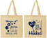 Personalized Wedding Cotton Tote Bags - We Got Hooked Fish | 396