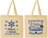 Personalized Wedding Cotton Tote Bags - Christmas Winter | 399