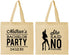 Personalized Bachelor Party Cotton Tote Bags - She Said No Strip Club | 40005