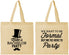 Personalized Bachelor Party Cotton Tote Bags - Formal | 40007