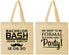 Personalized Bachelor Party Cotton Tote Bags - Formal | 40030
