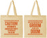 Personalized Bachelor Party Cotton Tote Bags - Groom Rhymes Doom | 40042