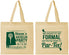 Personalized Bachelor Party Cotton Tote Bags - Golf Par Tee | 40043