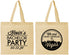 Personalized Bachelor Party Cotton Tote Bags - Last Vegas | 40060