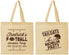 Personalized Bachelor Party Cotton Tote Bags - Football | 40067
