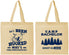 Personalized Bachelor Party Cotton Tote Bags - Fishing | 40080