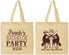 Personalized Bachelor Party Cotton Tote Bags - Hunting | 40083