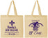 Personalized Bachelor Party Cotton Tote Bags - Mardi Gras | 40089