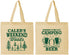 Personalized Bachelor Party Cotton Tote Bags - Camping | 40091