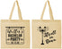 Personalized Bachelor Party Cotton Tote Bags - Mardi Gras | 40092