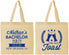 Personalized Bachelor Party Cotton Tote Bags - One Last Toast | 40095