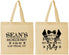 Personalized Bachelor Party Cotton Tote Bags - Forma | 40098