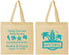 Personalized Wedding Cotton Tote Bags - Sandy Toes Salty Kisses | 419