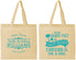 Personalized Wedding Cotton Tote Bags - Sandy Feet Salty Kisses | 434