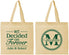 Personalized Wedding Cotton Tote Bags - Monogram | 435