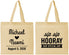 Personalized Wedding Cotton Tote Bags - Sip Sip Hooray | 437