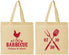 Personalized Wedding Cotton Tote Bags - I Do Barbecue Bbq | 445