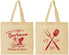 Personalized Wedding Cotton Tote Bags - I Do Barbecue Bbq | 446